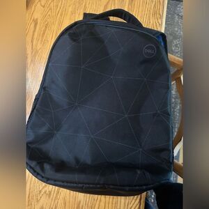 Dell Black Geometric Laptop Bag Sleek and Durable